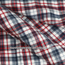 Y/D Flannel Twill Cotton Checks Dress Shirt Fabric